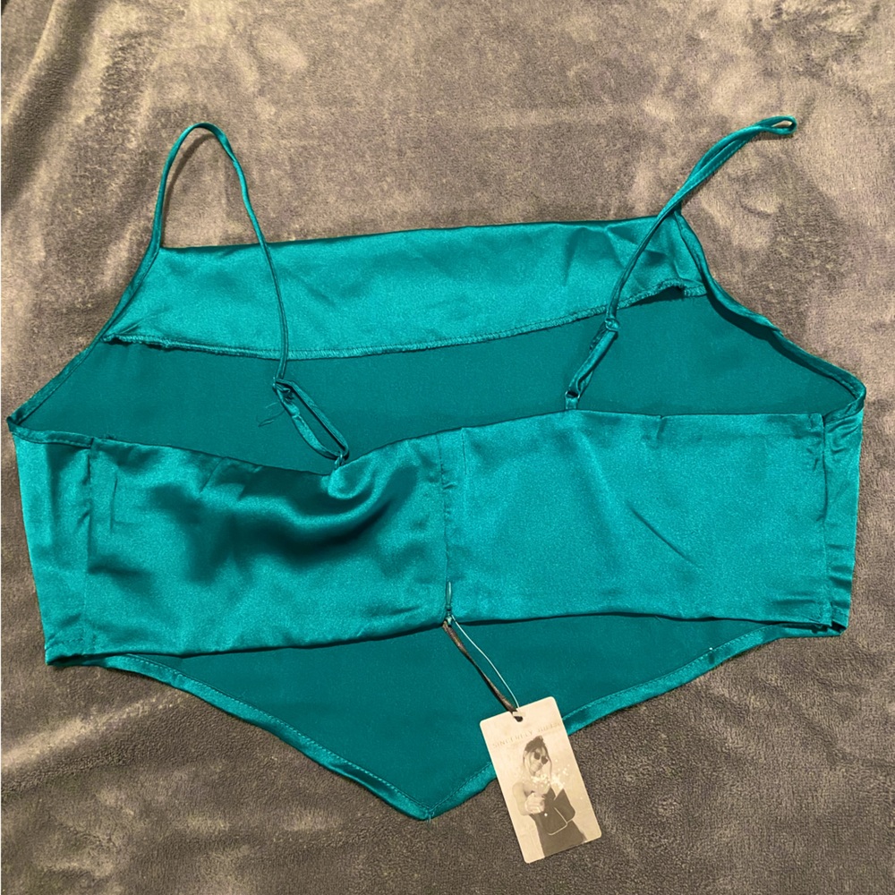 Satin Drape Topwear